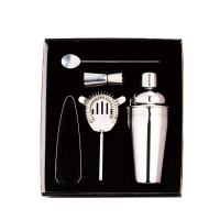 6pc 550ml stainless steel cocktail shaker set